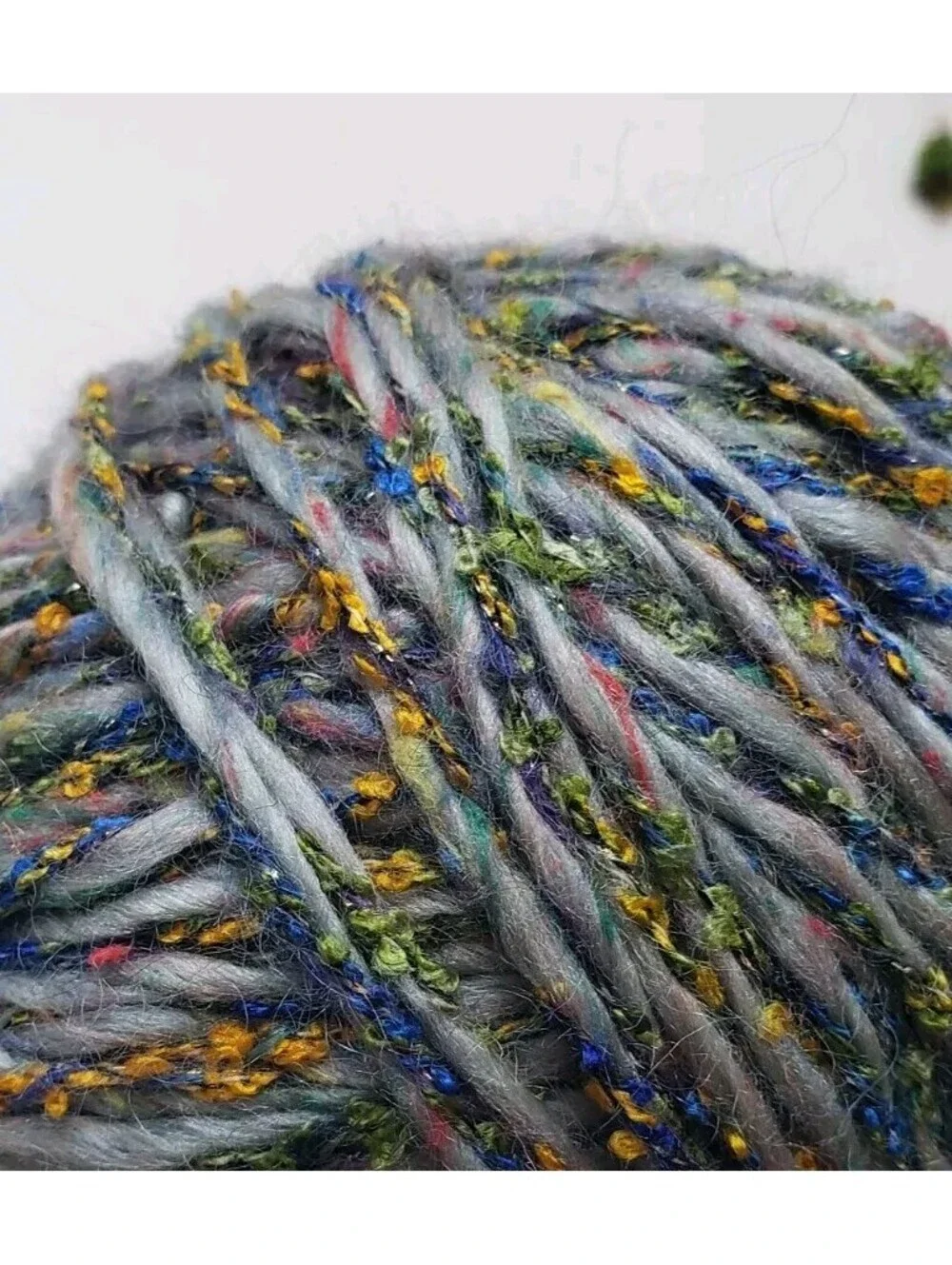 Lot Wool Yarn Worsted Merino Napal Recycled Silk Gray Reds Multicolor Plymouth